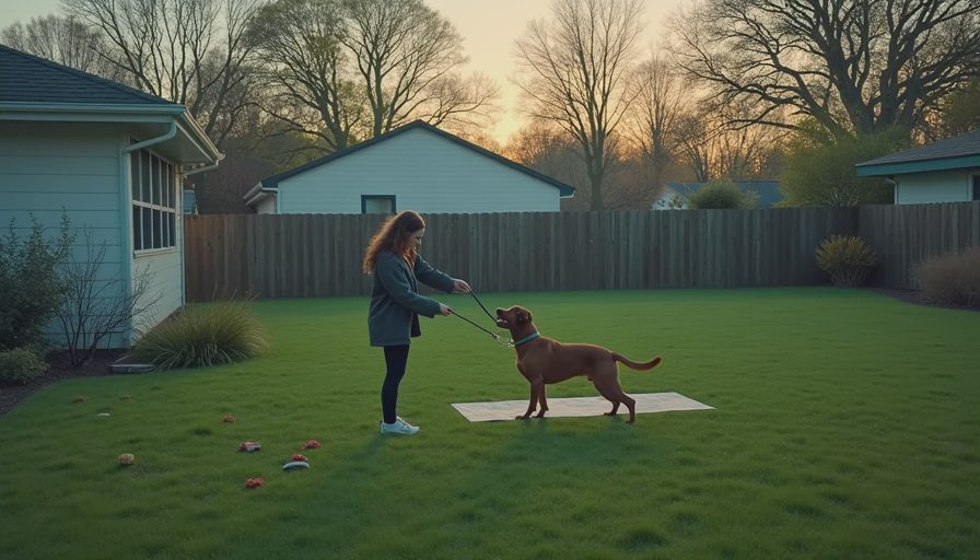 Visual context for behavioral dog training