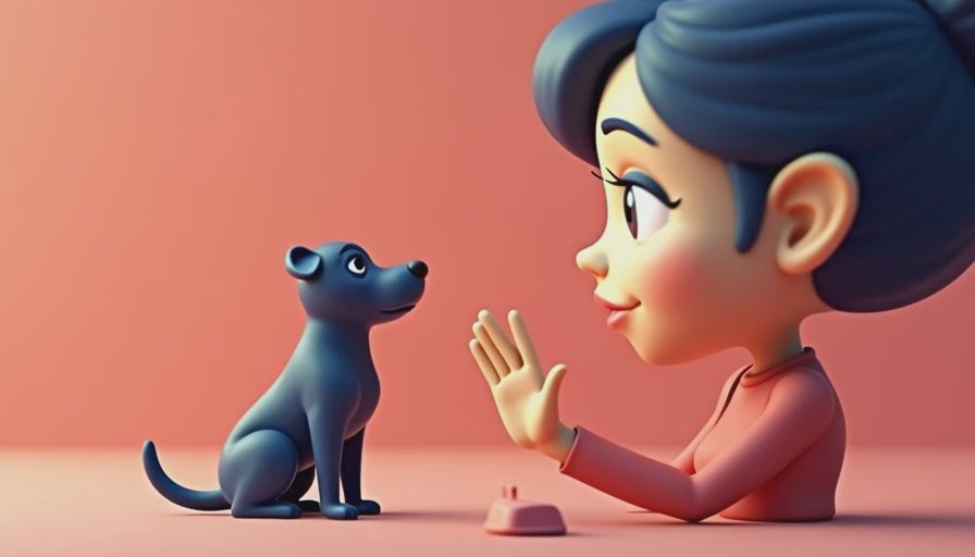 Illustration for leave it dog training