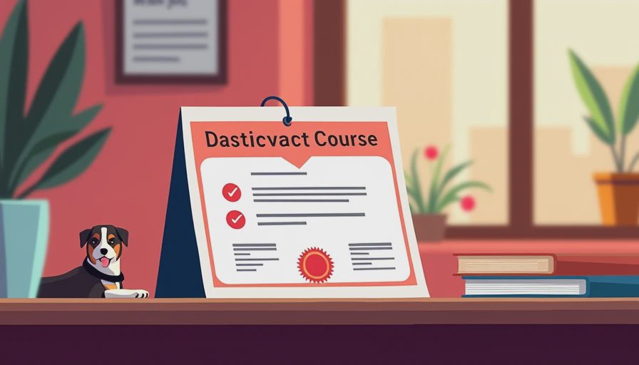 Visual context for dog instructor courses