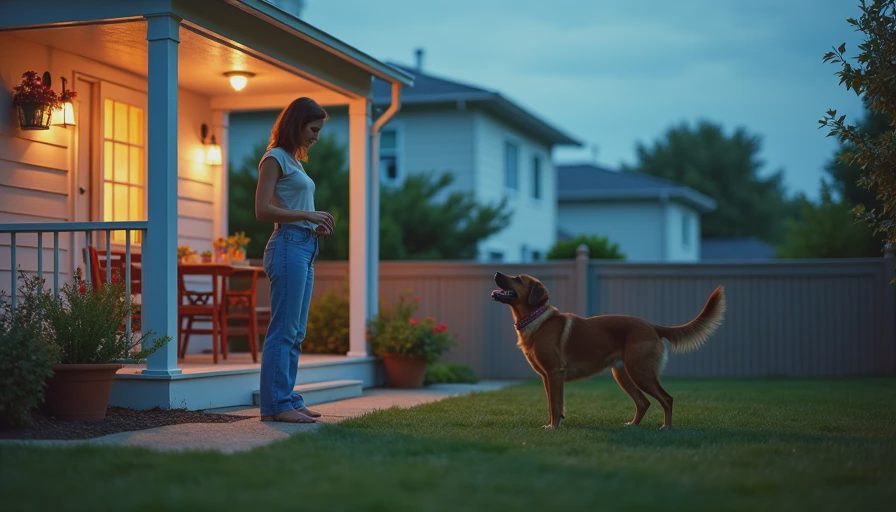 Visual context for how to stop a dog from barking