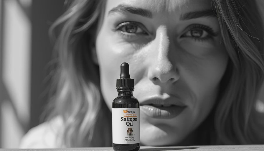 Illustration for salmon oil for dogs