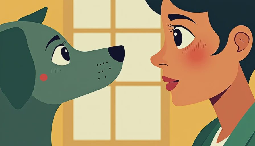 Visual context for dog body language